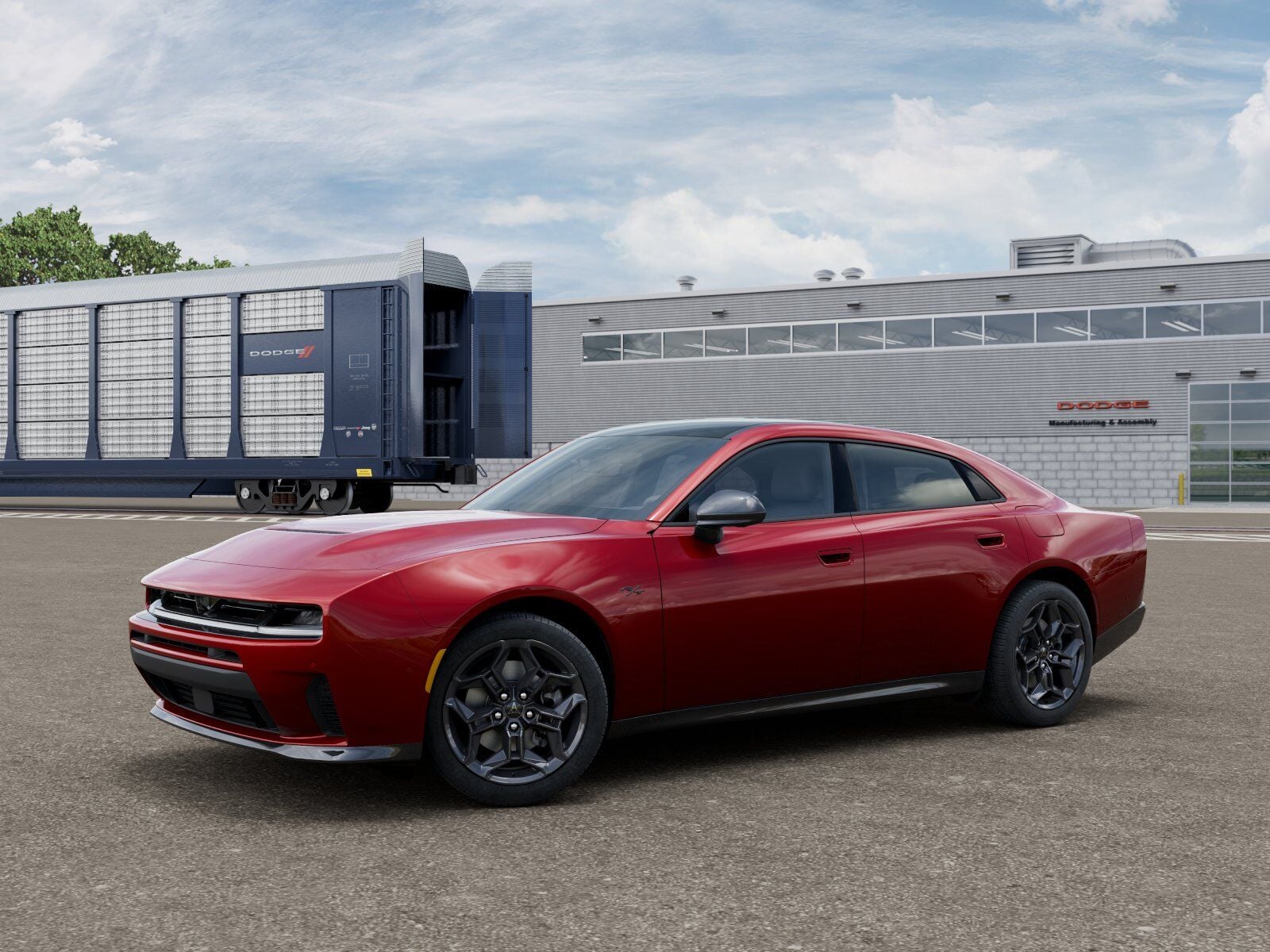 Redeye Exterior Paint 2027 Dodge Charger Sedan All-Wheel Drive 8-Speed Automatic