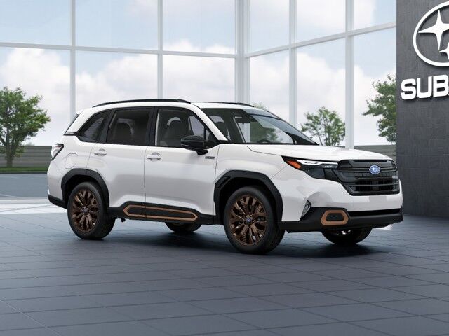 CRYSTAL WHITE PEARL 2026 Subaru Forester Hybrid SUV / Crossover All-Wheel Drive Continuously Variable Transmission