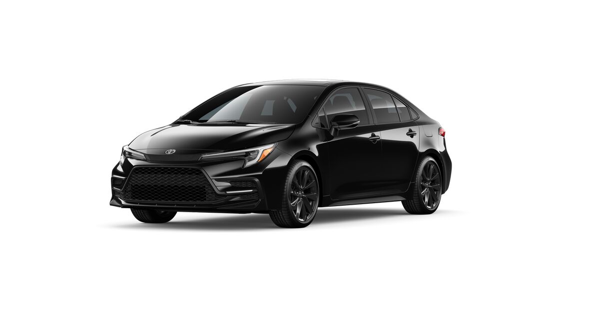 Midnight Black Metallic 2026 Toyota Corolla Sedan Front-Wheel Drive Continuously Variable Transmission