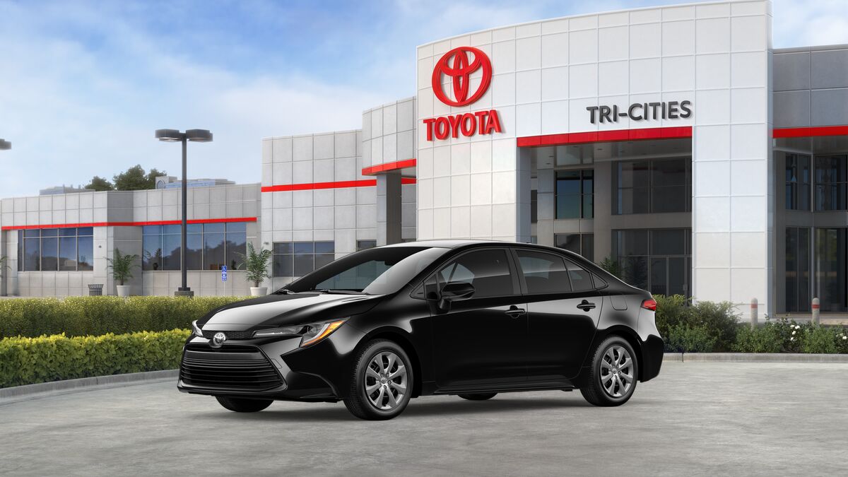 Midnight Black 2026 Toyota Corolla Sedan Front-Wheel Drive Continuously Variable Transmission