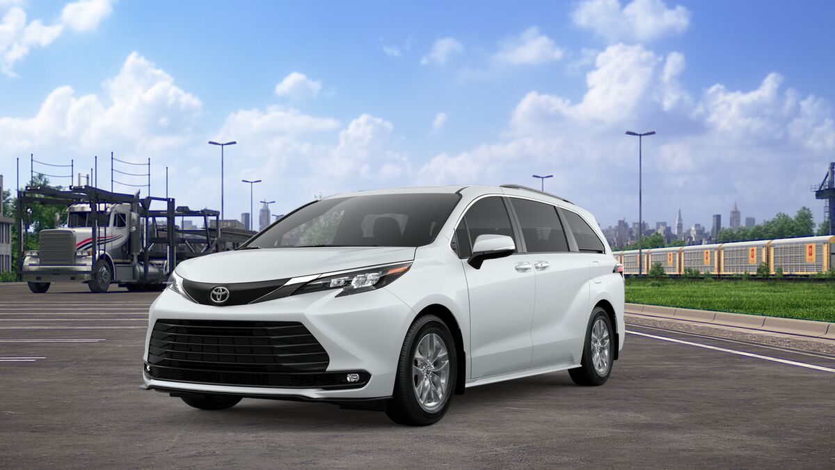 White (Wind Chill Pearl) 2026 Toyota Sienna Minivan All-Wheel Drive Continuously Variable Transmission