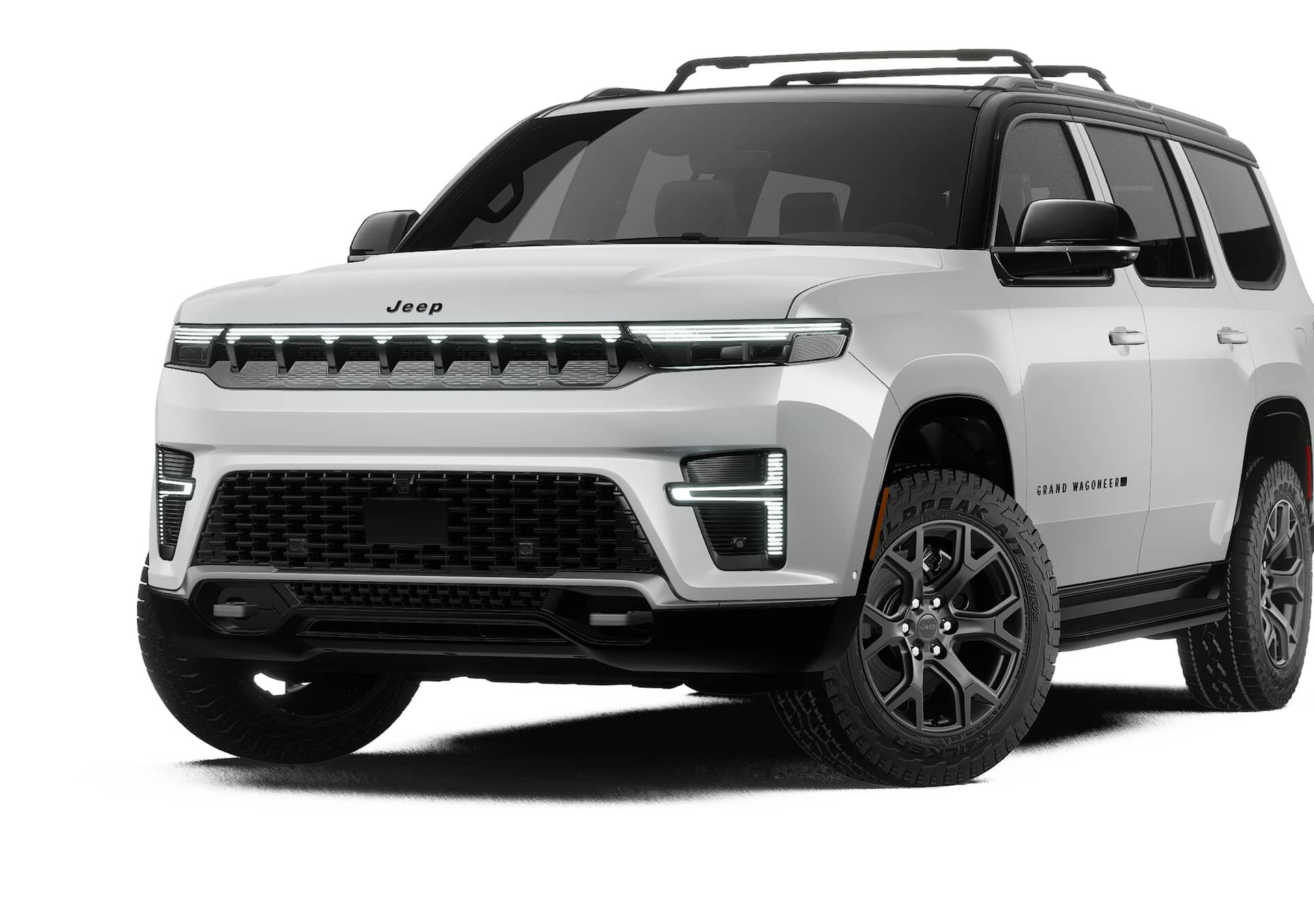 Bright White Clear-Coat Paint 2027 Jeep Grand Wagoneer SUV / Crossover Four-Wheel Drive 8-Speed Automatic