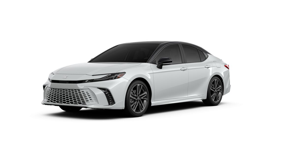Wind Chill Pearl with Midnight Black Metallic roof 2026 Toyota Camry Sedan Front-Wheel Drive Continuously Variable Transmission