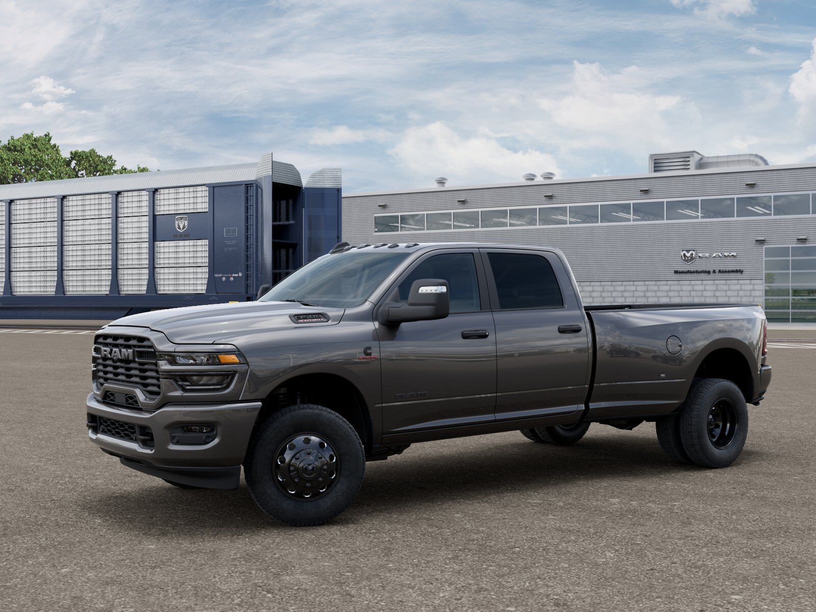 Gray (Granite Crystal Metallic Clearcoat) 2027 RAM 3500 Pickup Truck Four-Wheel Drive 8-Speed Automatic