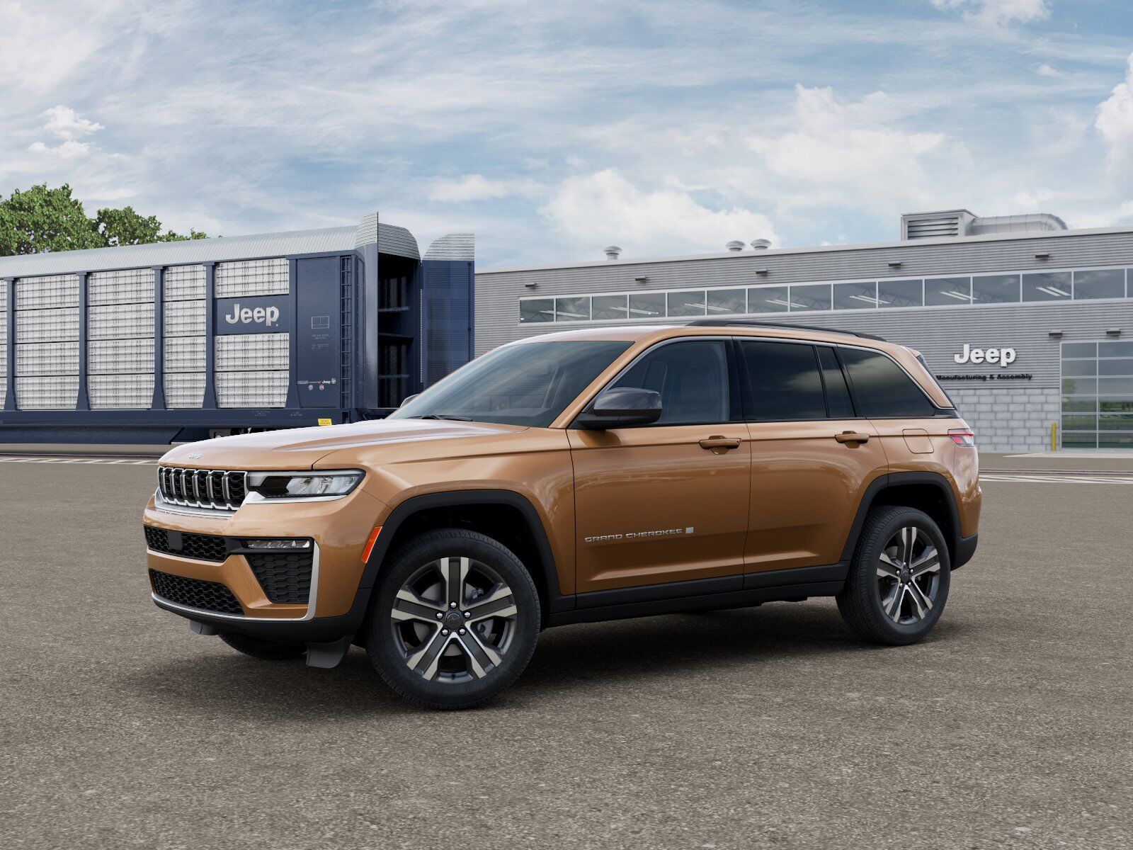 Red (Copper Shino Metallic Clear-Coat Paint) 2027 Jeep Grand Cherokee SUV / Crossover 4X2 8-Speed Automatic