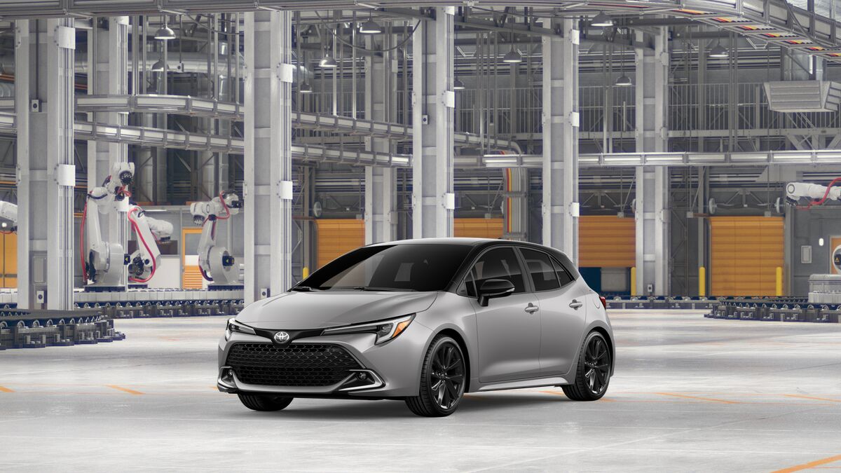 Classic Silver Metallic with Black roof 2027 Toyota Corolla Hatchback Hatchback Front-Wheel Drive Continuously Variable Transmission