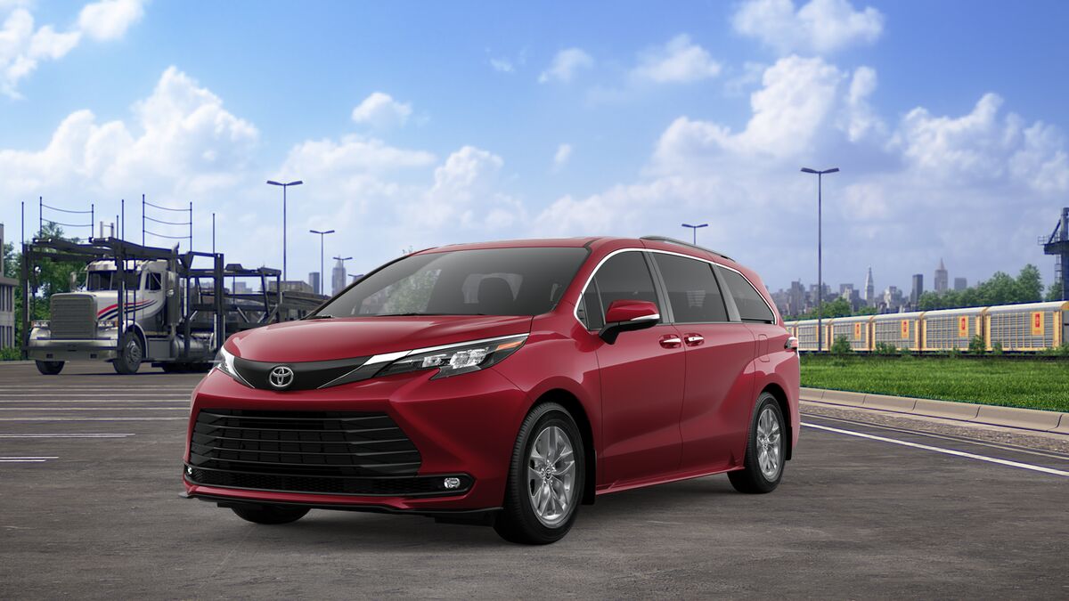 Red (Ruby Flare Pearl) 2026 Toyota Sienna Minivan All-Wheel Drive Continuously Variable Transmission